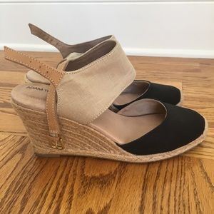 Summer espadrille wedges